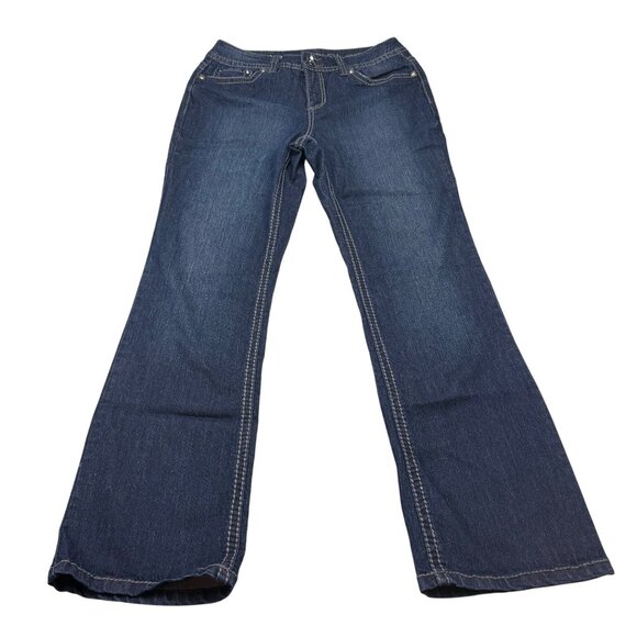 Code Bleu Annette Bootcut Jeans Women's Size 6/27 (30x31) Blue Denim - Picture 1 of 13